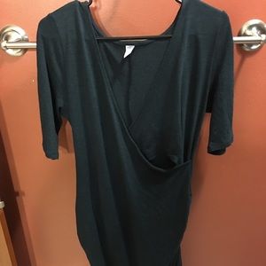 Old Navy Maternity Dark Green Dress